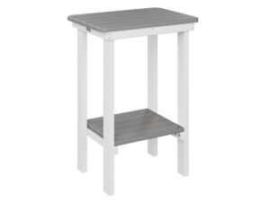 Rectangular End Counter Table with the Top Color Aruba Blue