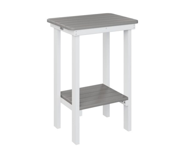 Rectangular End Counter Table with the Top Color Aruba Blue