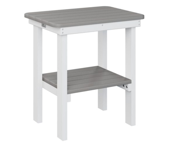 Rectangular End Dining Table with the Top Color Aruba Blue