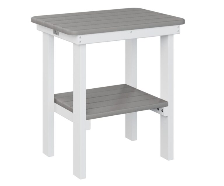 Rectangular End Dining Table with the Top Color Aruba Blue