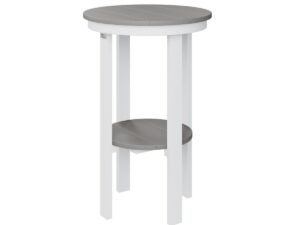 Round End Bar Table with the Top Color Aruba Blue