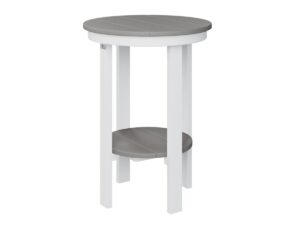 Round End Counter Table with the Top Color Aruba Blue