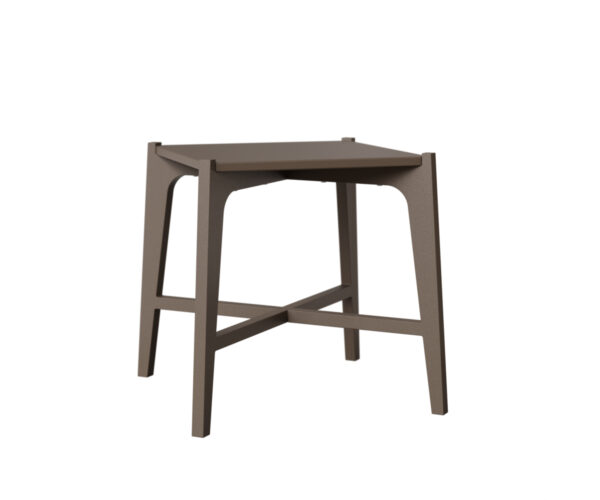 MGP Square Side Table - MGP Clay with the Color MGP Clay &   &
