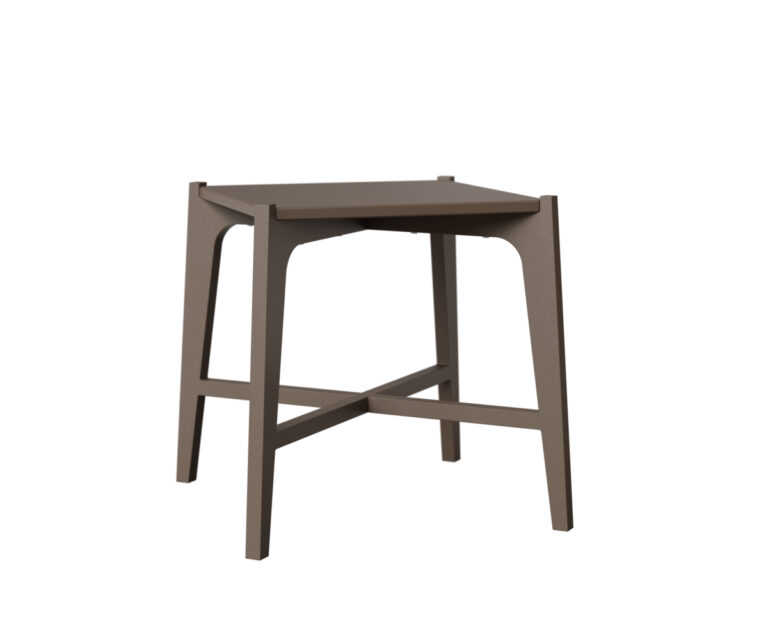 MGP Square Side Table - MGP Clay with the Color MGP Clay &   &
