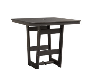 Hudson 40" Square Table - Counter Height with the Top Color Hammered Top: Bronze