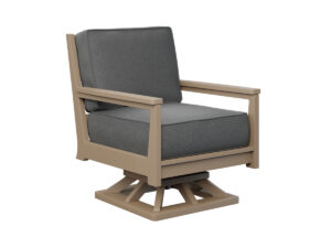 Mayhew Swivel Rocker - Weatherwood with the Color Weatherwood &   &