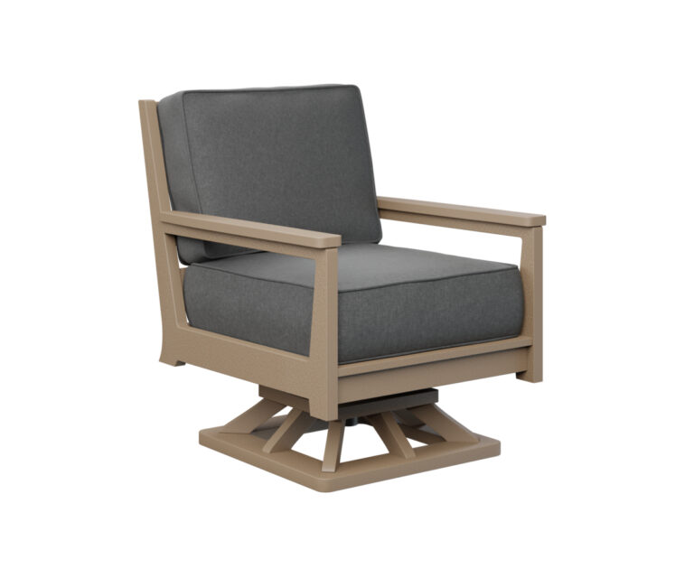 Mayhew Swivel Rocker - Weatherwood with the Color Weatherwood &   &