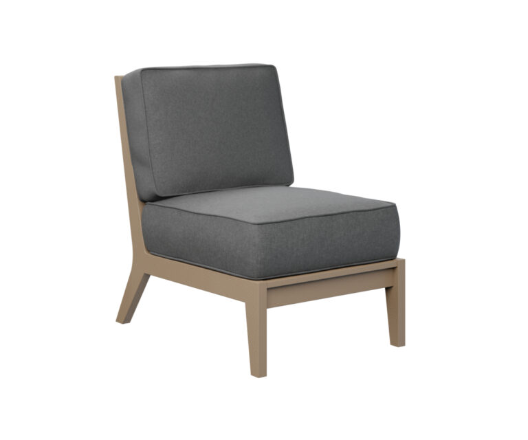 Mayhew Center Armless Chair - Weatherwood with the Color Weatherwood &   &