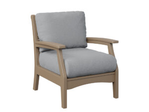 Classic Terrace Club Chair - Weatherwood with the Color Weatherwood & &