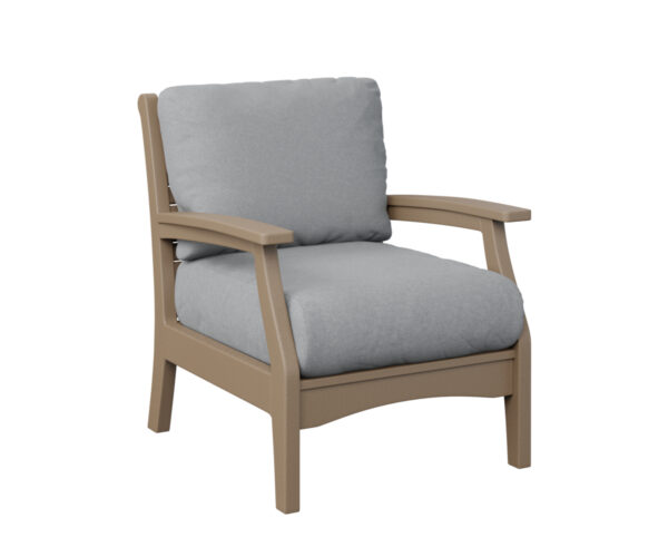 Classic Terrace Club Chair - Weatherwood with the Color Weatherwood &   &
