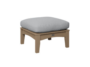 Classic Terrace Ottoman - Weatherwood with the Color Weatherwood &   &