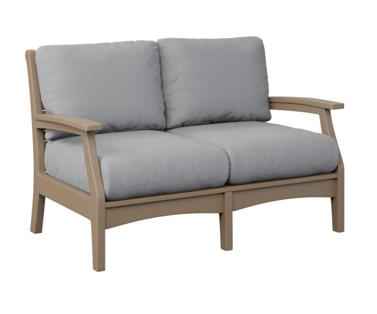 Classic Terrace Loveseat - Weatherwood with the Color Weatherwood &   &