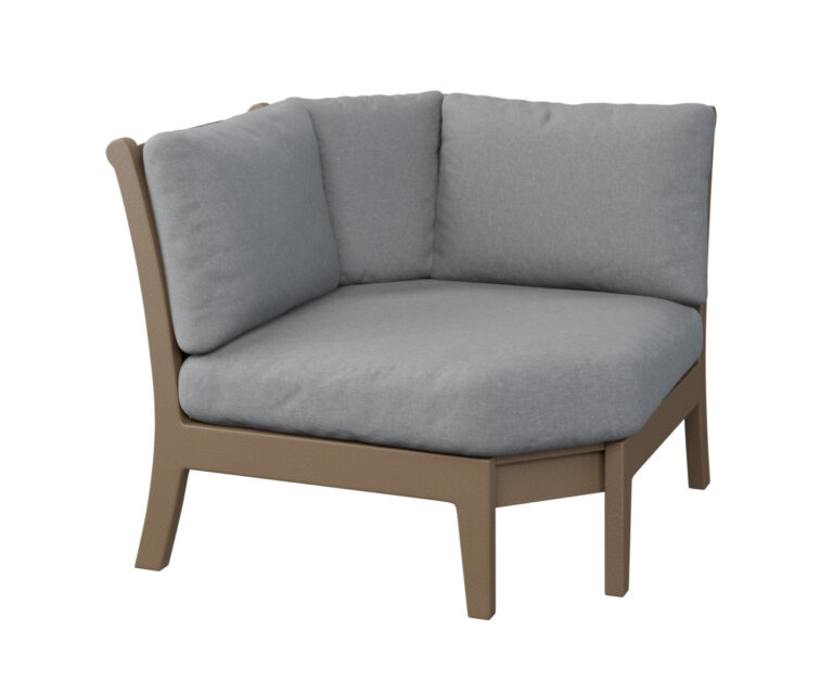 Classic Terrace Corner Sectional - Weatherwood with the Color Weatherwood &   &