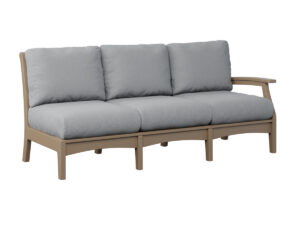 Classic Terrace Left Arm Sectional Sofa - Weatherwood with the Color Weatherwood &   &