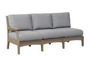 Classic Terrace Right Arm Sectional Sofa - Weatherwood with the Color Weatherwood &   &