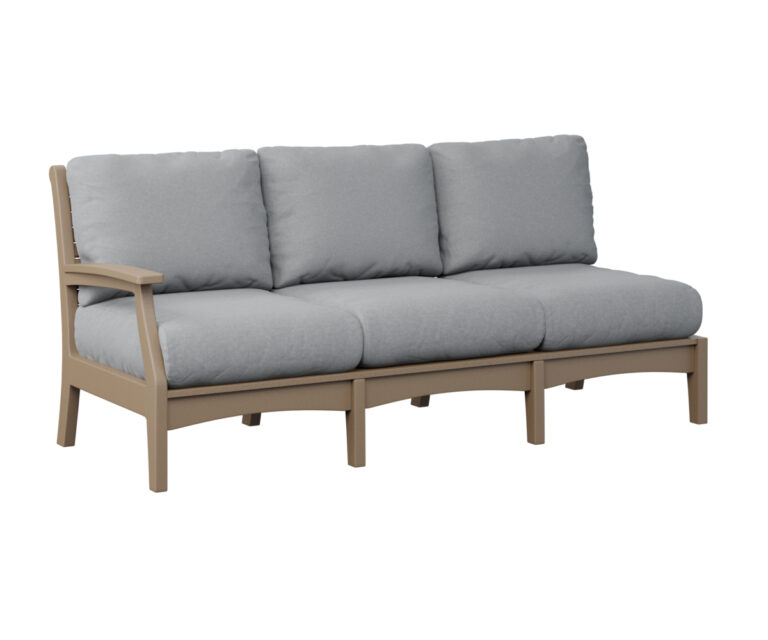 Classic Terrace Right Arm Sectional Sofa - Weatherwood with the Color Weatherwood &   &