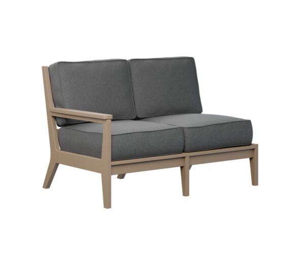 Mayhew Right Arm Sectional Loveseat - Weatherwood with the Color Weatherwood &   &