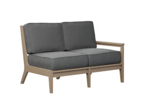 Mayhew Left Arm Sectional Loveseat - Weatherwood with the Color Weatherwood &   &