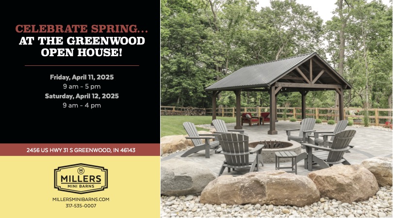 Greenwood Spring open house will be on April 11 & 12 2025