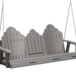 Cozi Back 3 Seat Swing with the Top Color Aruba Blue