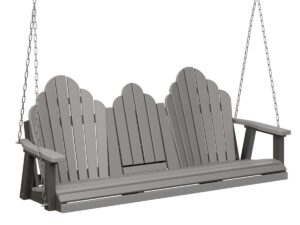 Cozi Back 3 Seat Swing with the Top Color Aruba Blue