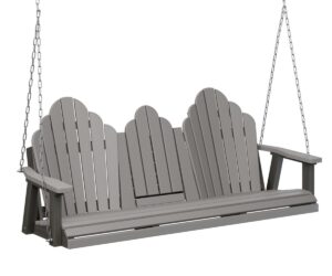 Cozi Back 3 Seat Swing with the Top Color Aruba Blue