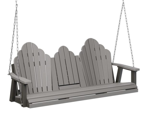 Cozi Back 3 Seat Swing with the Top Color Aruba Blue