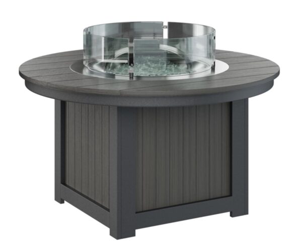 Donoma Round Fire Pit with the Top Color Aruba Blue