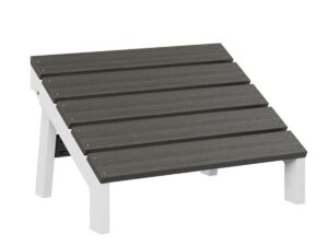 Folding Mayhew Adirondack Footstool with the Top Color Aruba Blue