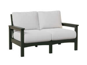 Camden Love Seat - Green with the Color Green &   &