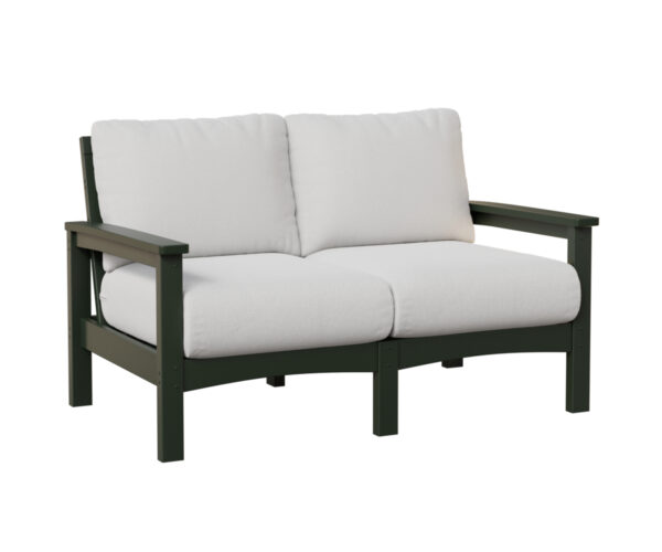 Camden Love Seat - Green with the Color Green &   &