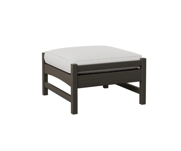 Camden Ottoman - Natural Finish: Coastal Gray with the Color Natural Finish: Coastal Gray &   &