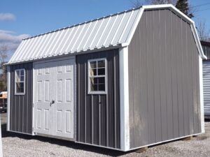 Metal Lofted Garden Shed