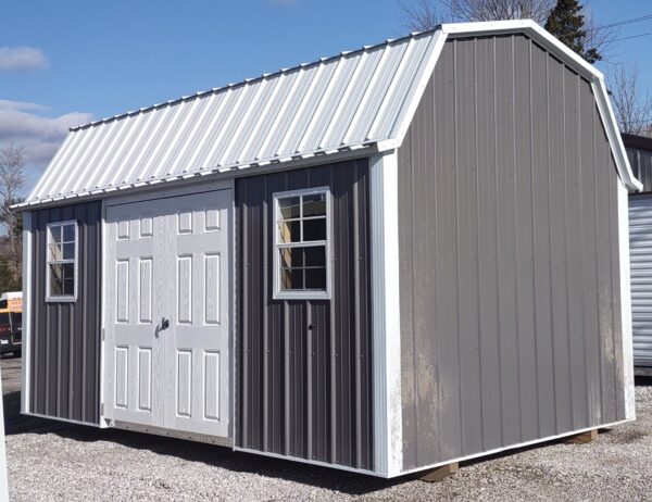 Metal Lofted Garden Shed