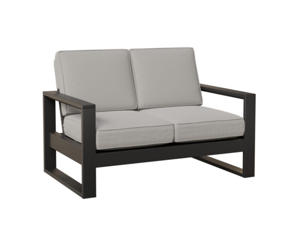 Nordic High Back Loveseat - MGP Black with the Color MGP Black &   &