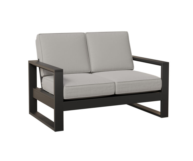 Nordic High Back Loveseat - MGP Black with the Color MGP Black &   &