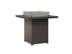 Numa Fire Pit - Bar Height with the Top Color MGP Graphite & Bottom Color MGP Graphite &