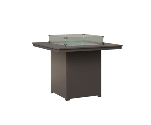 Numa Fire Pit - Counter Height with the Top Color MGP Graphite & Bottom Color MGP Graphite &
