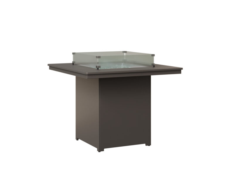 Numa Fire Pit - Counter Height with the Top Color MGP Graphite & Bottom Color MGP Graphite &