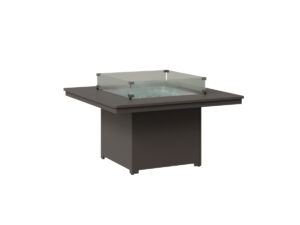 Numa Square Fire Pit with the Top Color MGP Graphite & Bottom Color MGP Graphite &