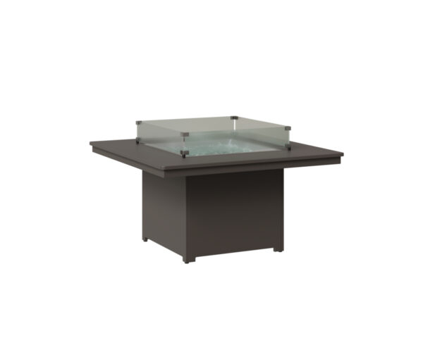 Numa Square Fire Pit with the Top Color MGP Graphite & Bottom Color MGP Graphite &