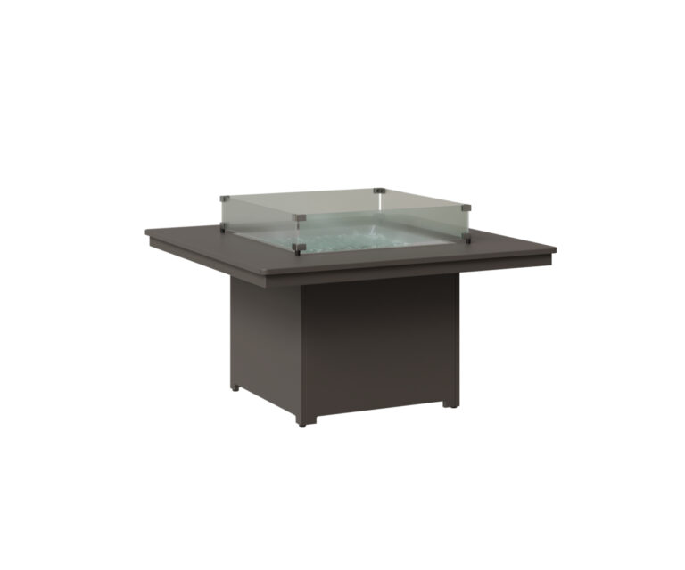 Numa Square Fire Pit with the Top Color MGP Graphite & Bottom Color MGP Graphite &