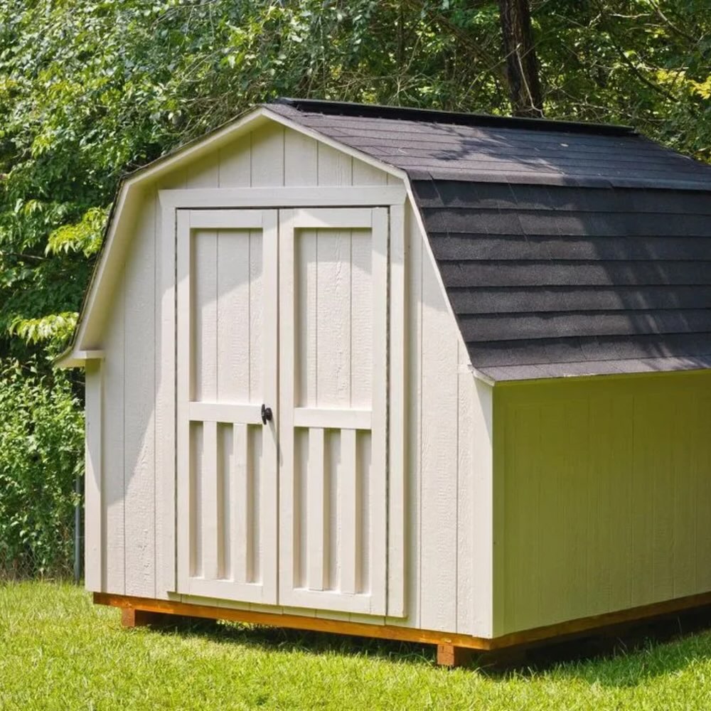 grey garden shed by millers mini barns