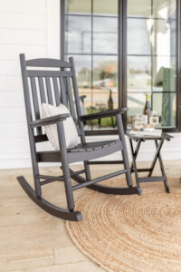 Black Porch Rocker