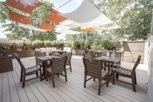 Bristol Dining and GC 33 Square Table in Brazilian Walnut (3)