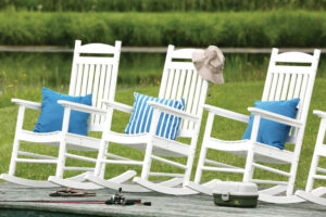 Porch Rocker - White (2)