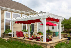 Pergola Urbana 12x16 with braces, Dia shade