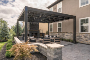 Pergola Vineyard 18x18 Black Onyx