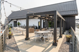 Pergola Vineyard Mocha, Half lattice