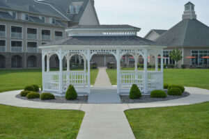 Vinyl Oblong Belmont White Vinyl Gazebo 12'x20' (1)